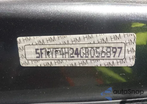 2012 Honda Pilot Lx from USA, damaged, VIN 5FNYF4H24CB056897